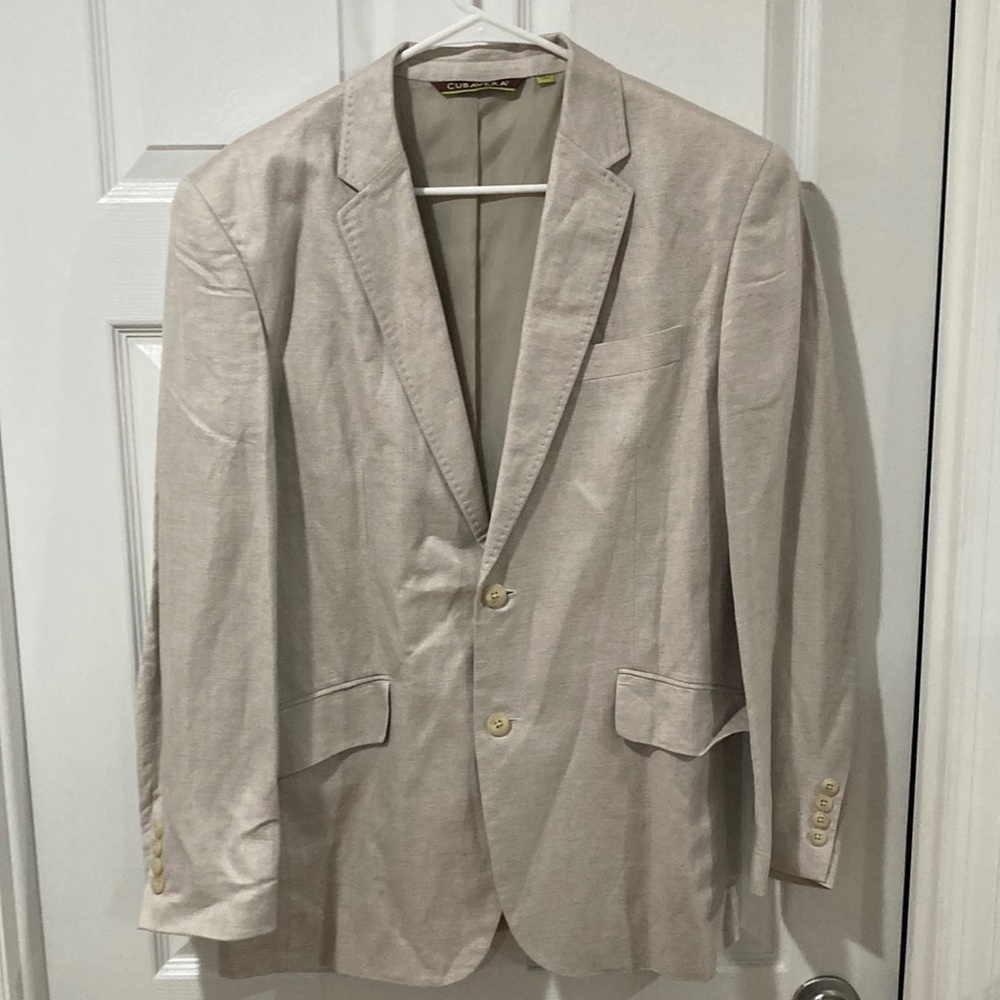 COPY - Cubavera linen blend blazer .